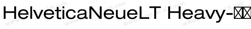 HelveticaNeueLT Heavy字体转换